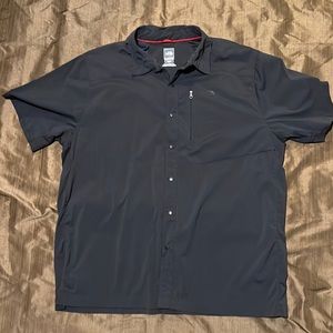 Mens Short Sleeve Quick Dry Short Sleeve Shirt